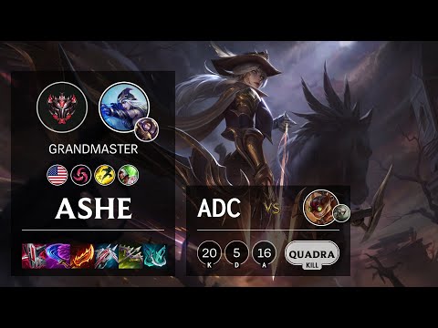 Ashe ADC vs Ziggs - NA Grandmaster Patch 11.17