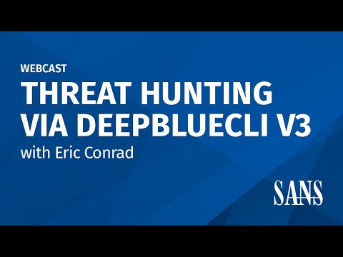 Threat Hunting via DeepBlueCLI v3