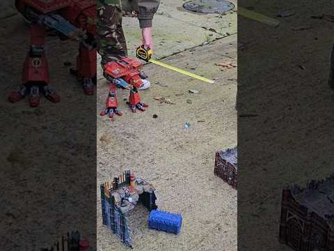 2 Warhound Titans vs Warbringer Titan... #warhammer #tabletopgame #warhammer40k #warhoundtitam