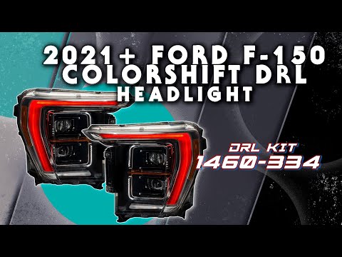 Ford F-150 ColorSHIFT® RGB+W Headlight DRL Upgrade Kit for Gen 14 2021 to 2025
