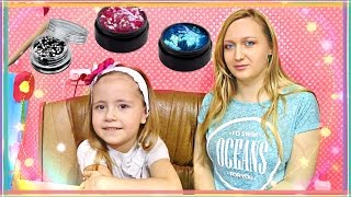 Маникюр с блестками в домашних условиях 💅 #Manicure TUTORIAL FOR KIDS ❀ Mom and daughter💗 MILASHKA