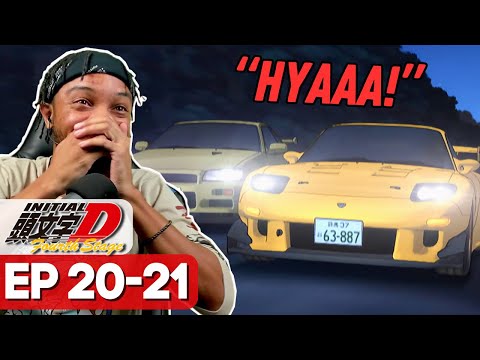 Keisuke Vs GODFOOT!! | Initial D Fourth Stage Episode 20-21 Reaction