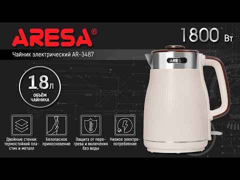 Миниатюра изображения товара Электрочайник Aresa AR-3487