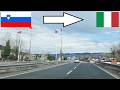 Slovenia Italy Crossing The Border By Car