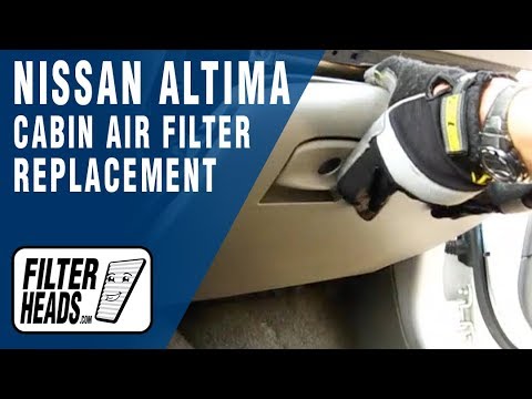 Replacing cabin air filter 2010 nissan maxima #2