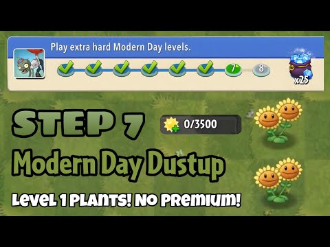 Plants vs Zombies 2 | Epic Quest: Modern Day Dustup - Step 7