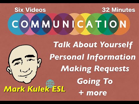 English Communication - talk about yourself + more | Mark Kulek - ESL