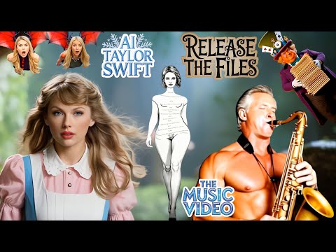 AI Taylor Swift in "Release The Files" with Gavin Newsom on Sax (Satire/NOT Taylor Swift)