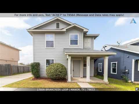 Priced at $193,000 - 13609 Briarcreek LOOP, Manor, TX 78653