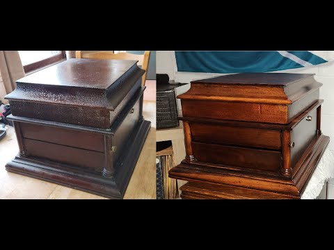 Refinishing My Columbia Grafonola Model 50 Phonograph - Step by Step!!