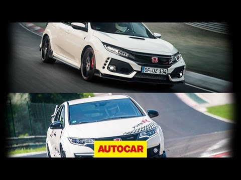 Honda Civic Type R Nurburgring lap record - new vs old | Autocar