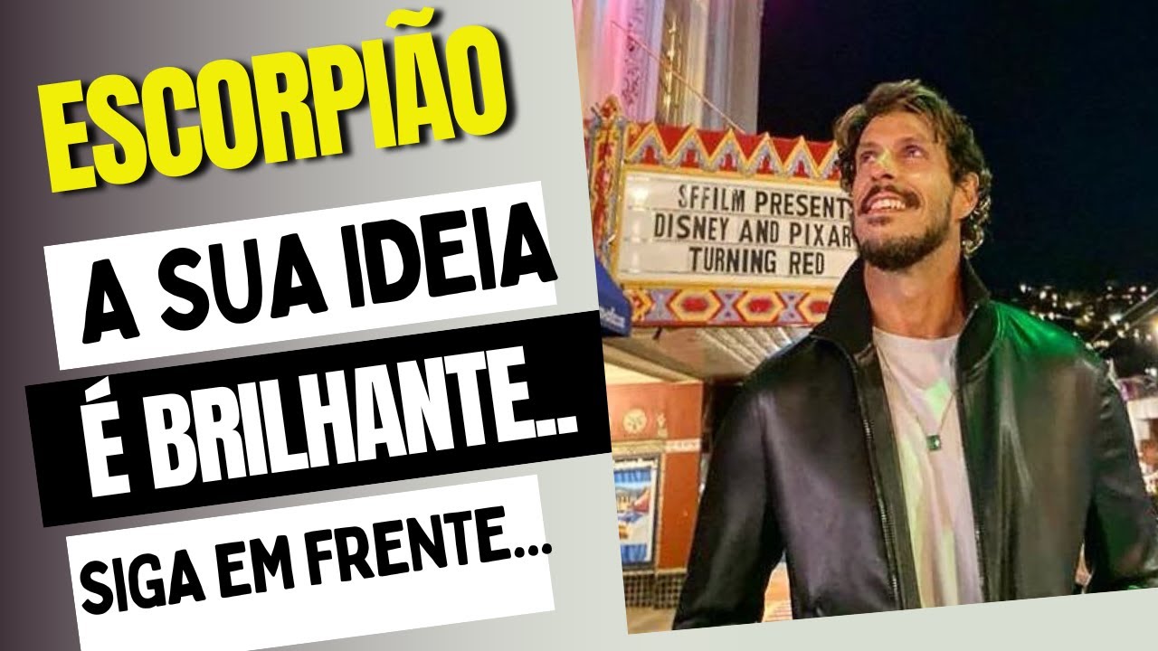 ♏️ ESCORPIÃO: ACÚMULO DE BENS MATERIAIS  ATRAVÉS DE UMA IDEIA BRILHANTE. TAROT TERAPÊUTICO