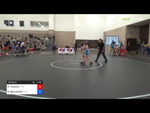 2018 Women's National /Intermediate Girls 65 RR Rnd 3 - Aubrey Troutner (Team) Vs. Rylee Dearweste