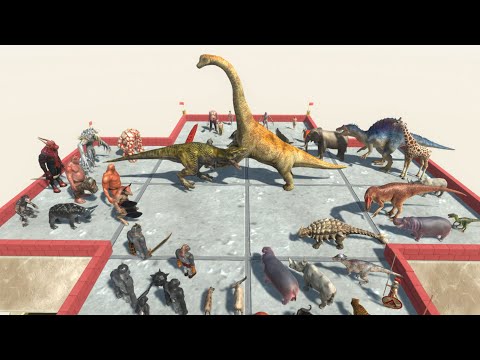 Battle Royale All Factions Against Each Other ► Animal Revolt Battle Simulator