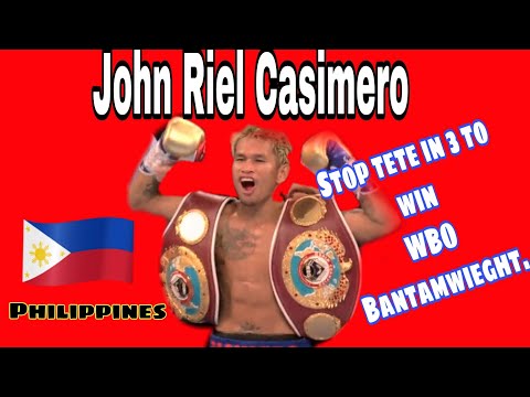 John Riel Casimero vs tete Wbo Bantamweight #Boxing#title fight