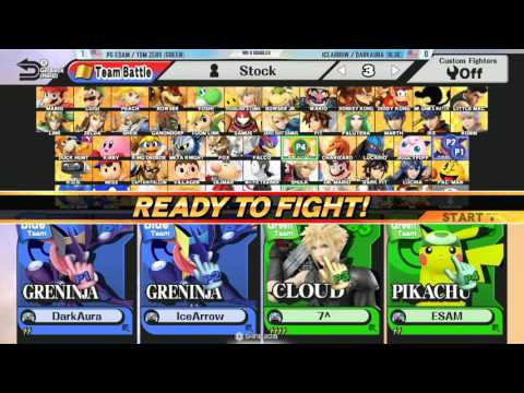Shine 2016 - Zero/ESAM vs DarkAura/IceArrow SSB4 Doubles