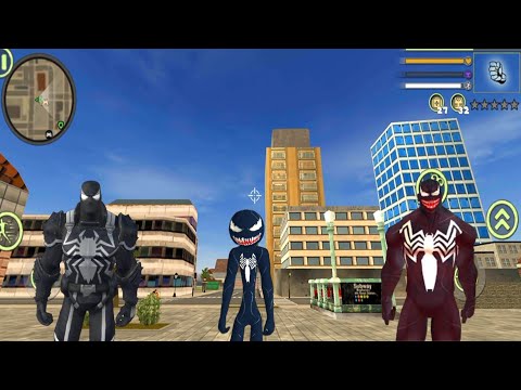 Venom Spider Rope Hero Vice Town - Android Gameplay