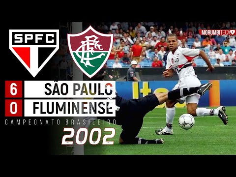 São Paulo 6x0 Fluminense - 2002 - GOAL DISMISSED, 2 ON THE CROSSBAR AND A MASSACRE THAT WAS CHEAP!