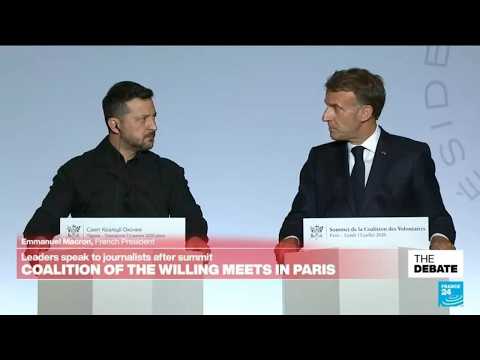 Replay: Macron speaks as Ukraine’s ‘Coalition of the Willing’ meeting ends in Paris