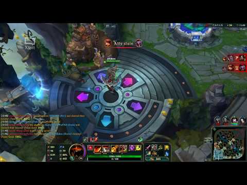 [League of Legend] URF 2017 - Renekton - All random - PBE - Arcade map