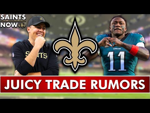 🚨JUICY Saints Trade Rumors: A.J. Brown REUNITING With Kellen Moore In New Orleans?