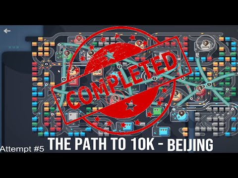 Top 300 Beijing Playthrough + Discussion - Mini Motorways Beijing