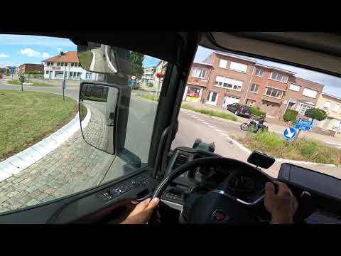 POV Driving Scania Next Generation R450 - Duffel,Belgium
