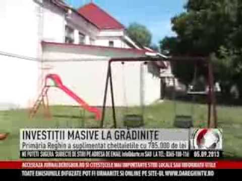 INVESTIŢII MASIVE LA GRĂDINIŢE