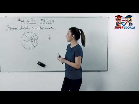 Clasa a IV-a - Scaderea fractiilor cu acelasi numitor