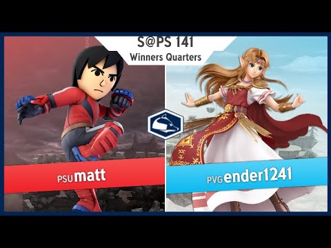 S@PS 141 Ultimate Singles - matt(Mii Brawler) vs ender1241(Zelda) Winners Quarters