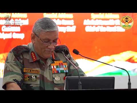 Army Chief Gen Bipin Rawat Delivering Address at Defence Attaches' Conclave on 18 Oct 2019