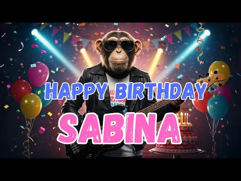 SABINA Happy Birthday Song - Happy Birthday to Sabina