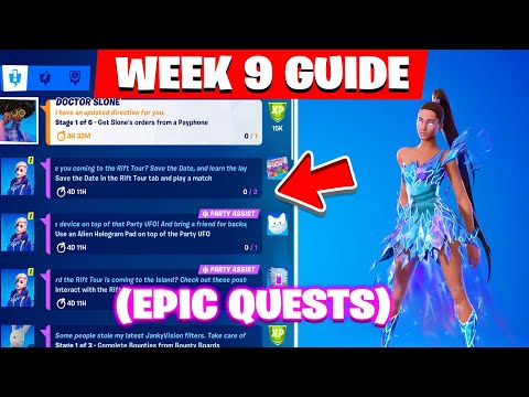All Week 9 Challenges (EPIC Quests) Fortnite Chapter 2 Season 7