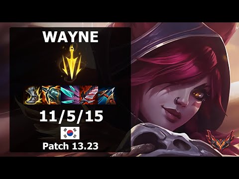 Wayne Xayah vs Kalista| Patch 13.23 KR Challenger