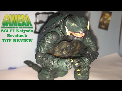 Kaiyodo Revoltech Gamera "Heisei Gamera Trilogy" (1995) Toy Review