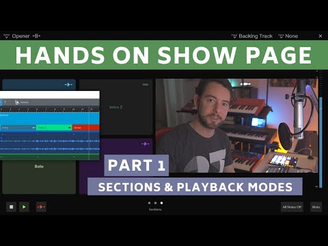 Studio One Show Page Episode 1: Song Sections & Playback Modes