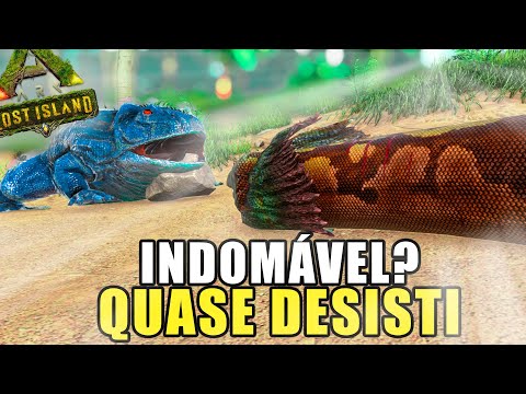 TITANOBOA DESCONTROLADA ATACANDO TUDO QUE SE MOVE - CAÇADOR DE BEELZEBUFO - 13# ARK LOST ISLAND
