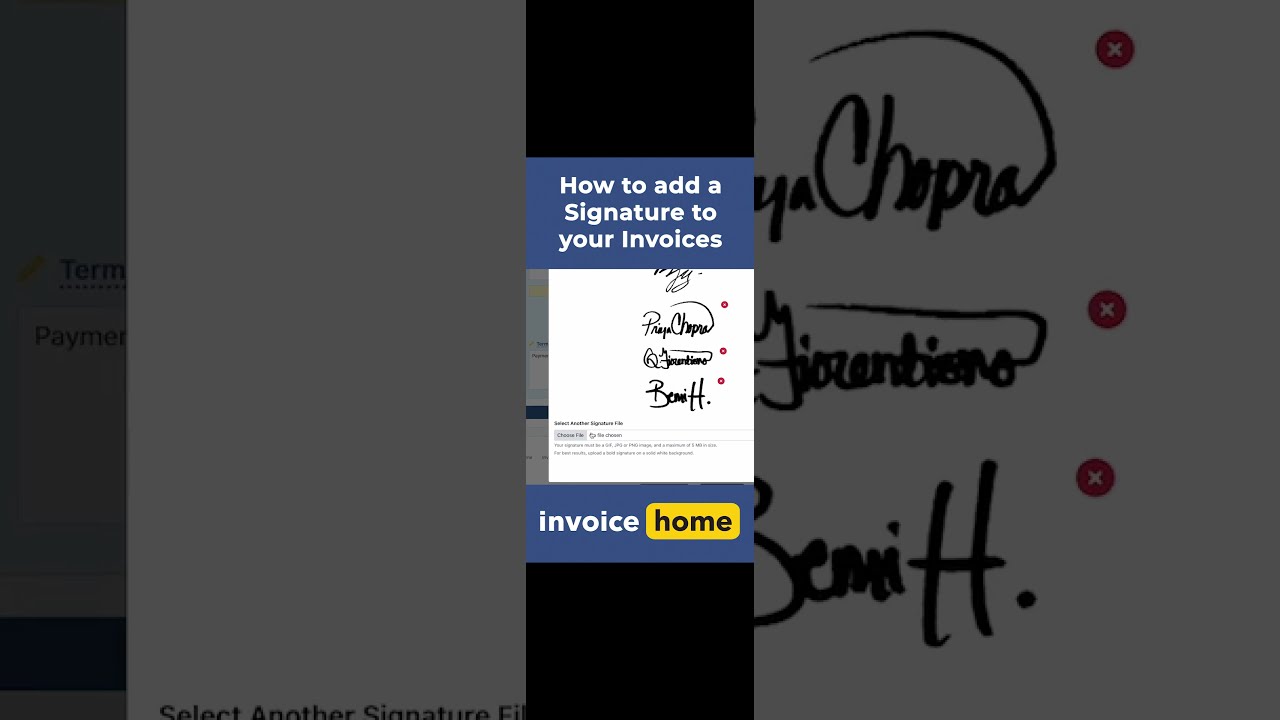 How to Add Your Signature