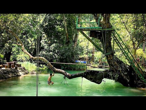 Lagoa Azul - Caverna Pou Kham, Vangvieng, Laos
