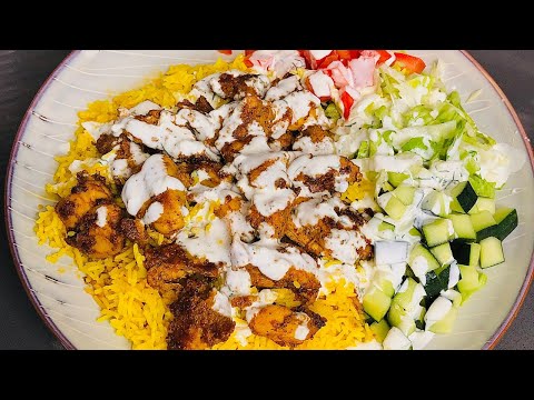 How to make the best HALAL CART CHICKEN OVER RICE | easy recipe