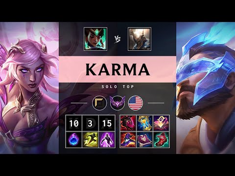 Karma Top vs Pantheon - NA Master Patch 25.13