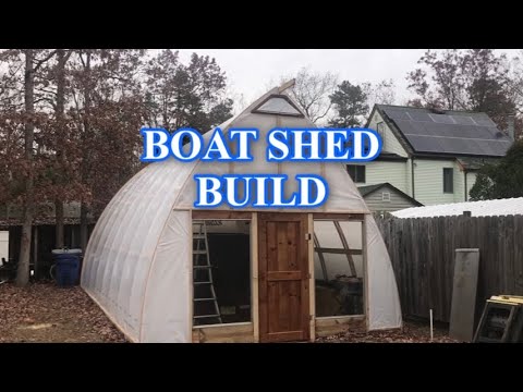 Contessa 26 Refit ep.21 - Building a Boat Shed