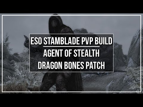 ESO Stamina Nightblade PvP Build - Agent of Stealth - Dragon Bones