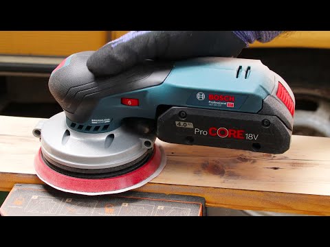 Miniatura del v&iacute;deo sobre Bosch GEX 18V-125 vs DeWalt DCW210N vs Makita DBO180Z