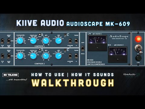 Mixing with Kiive's new MK-609 Compressor || How to use - How it sounds - Walkthrough (no talking)