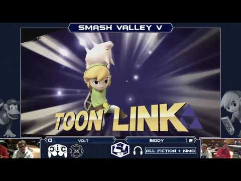Smash Valley V Wii U Singles - Volt (Fox) vs Biddy (Toon Link) - Losers Quarters