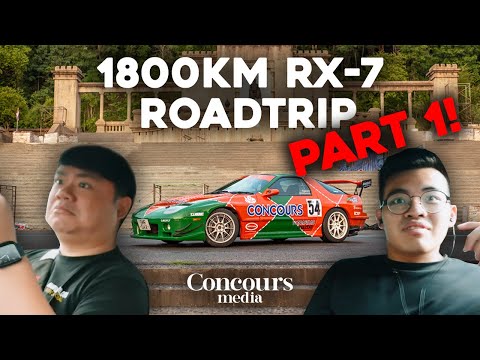 1800km in an RX-7? Driving from Singapore to Bangkok - Episode 1