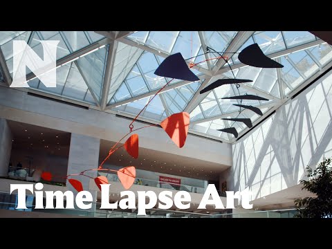 Alexander Calder’s “Untitled” Returns to the Sky in the East Building’s Atrium | Time Lapse Art