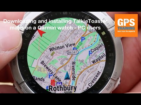 How to download TalkyToaster maps and transfer onto Garmin GPS watch - PC user