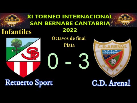 Retuerto Sport 0 - 3 C.D. Arenal (XI Torneo San Bernabé 2022)
